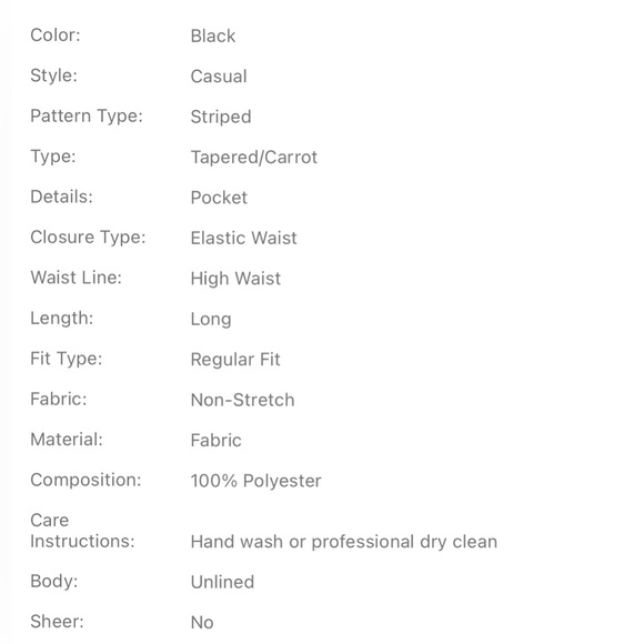 High Waist Reflective Chevron Straight Leg Pants - Picture 7 of 7